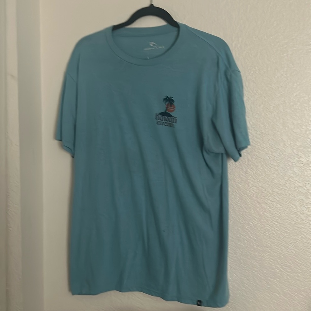 Ripcurl blue men’s T-shirt, short sleeved. Size L